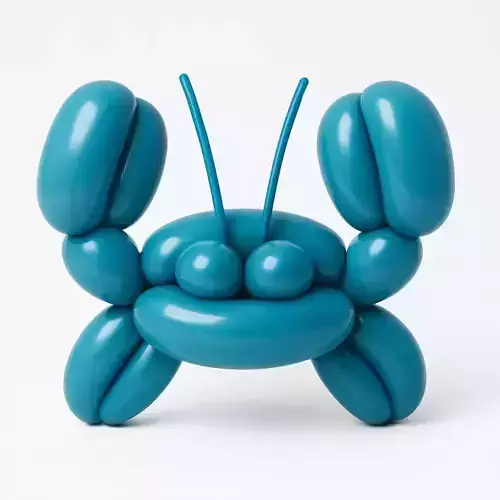 Sea Crab Balloon Decoration Props Second Life toy 3D print model