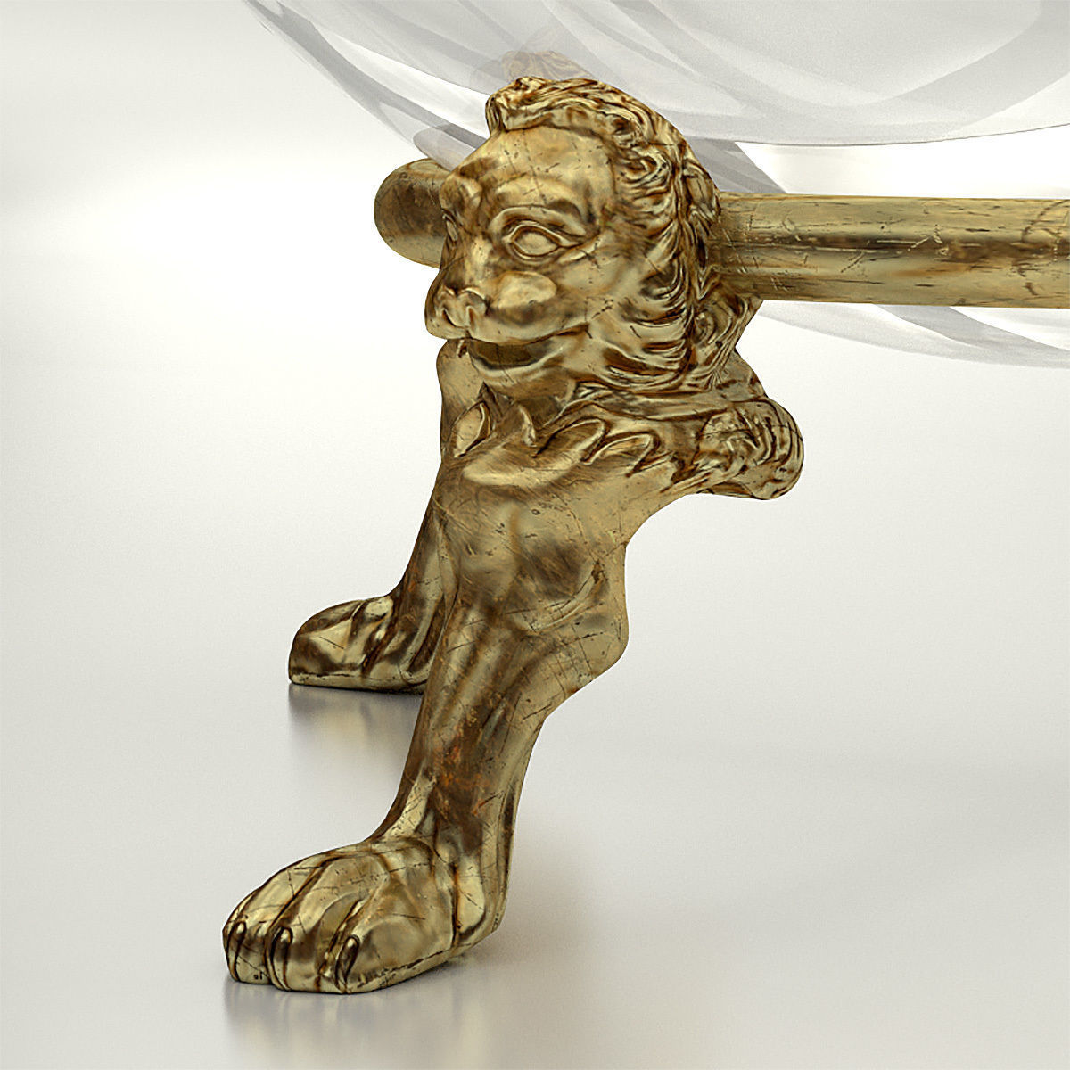 Fortune teller crystal ball 3D model_3