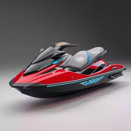 Modern Personal Watercraft Low-poly 3D model