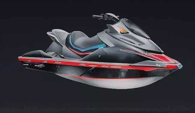 Modern Personal Watercraft Low-poly 3D model_2