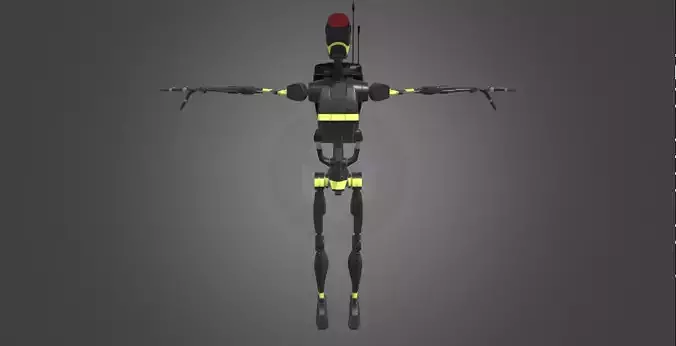 B1 Battle Droid Firefighter 3D model