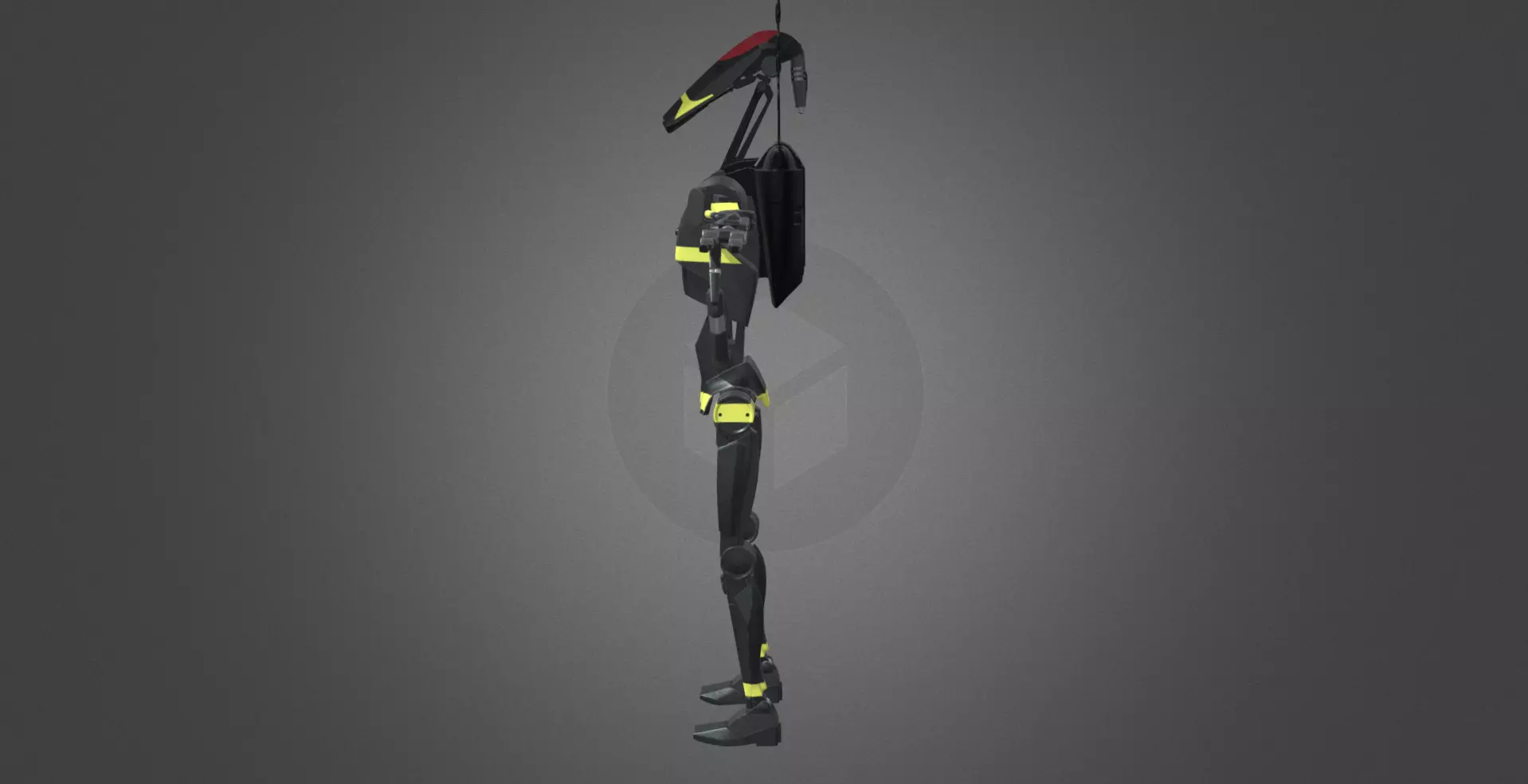 B1 Battle Droid Firefighter 3D model_1