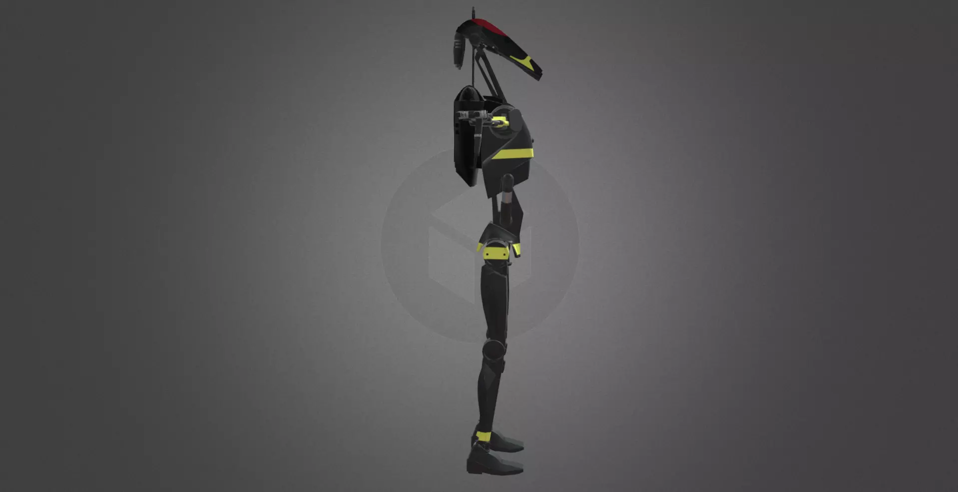 B1 Battle Droid Firefighter 3D model_3