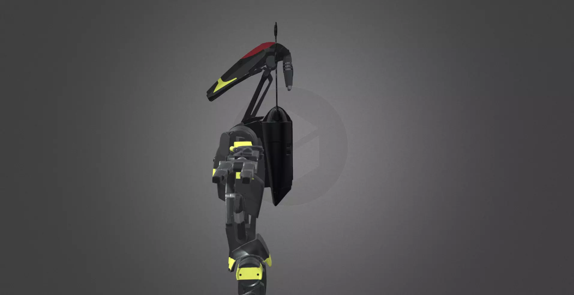 B1 Battle Droid Firefighter 3D model_5