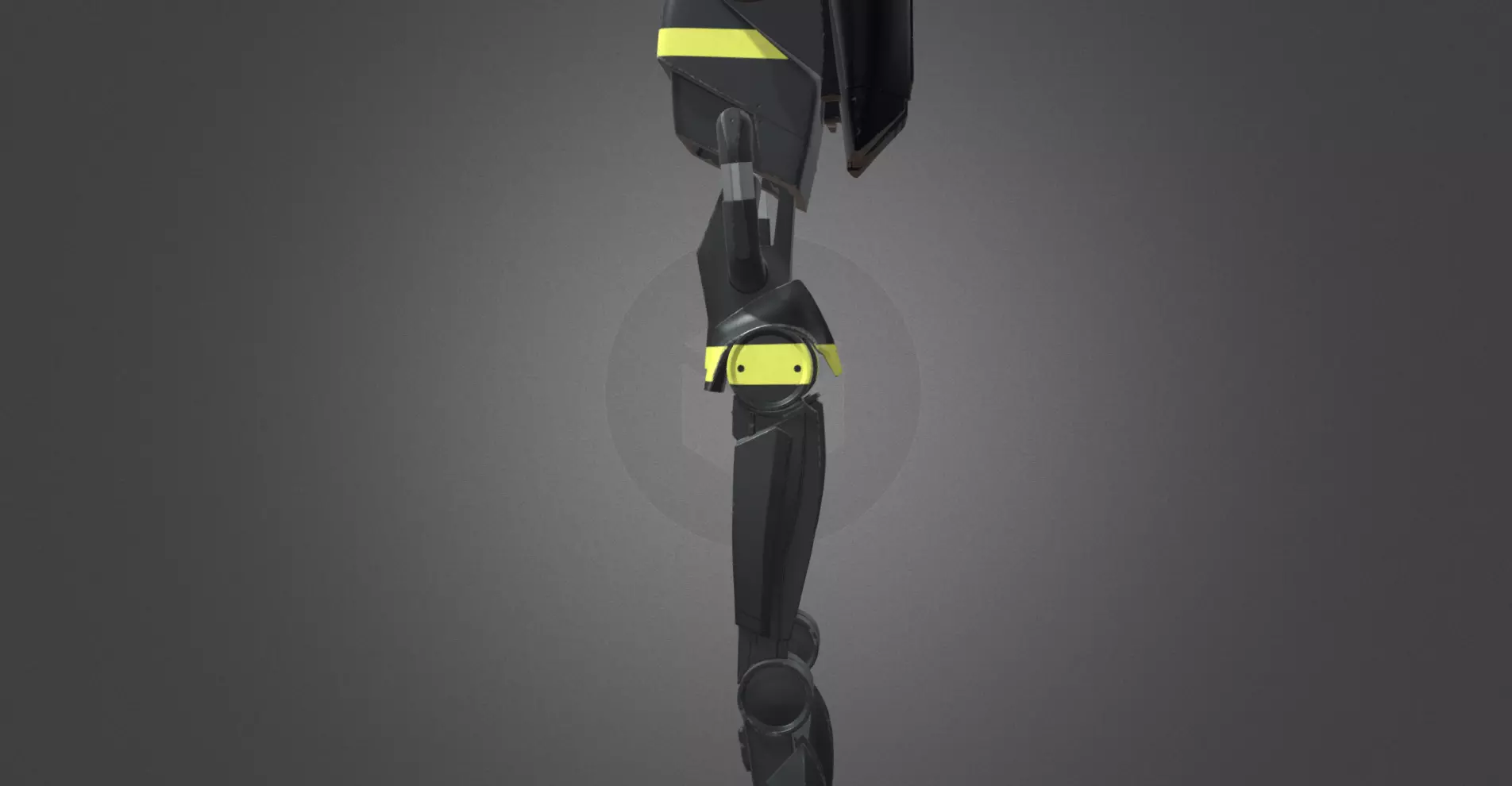 B1 Battle Droid Firefighter 3D model_9