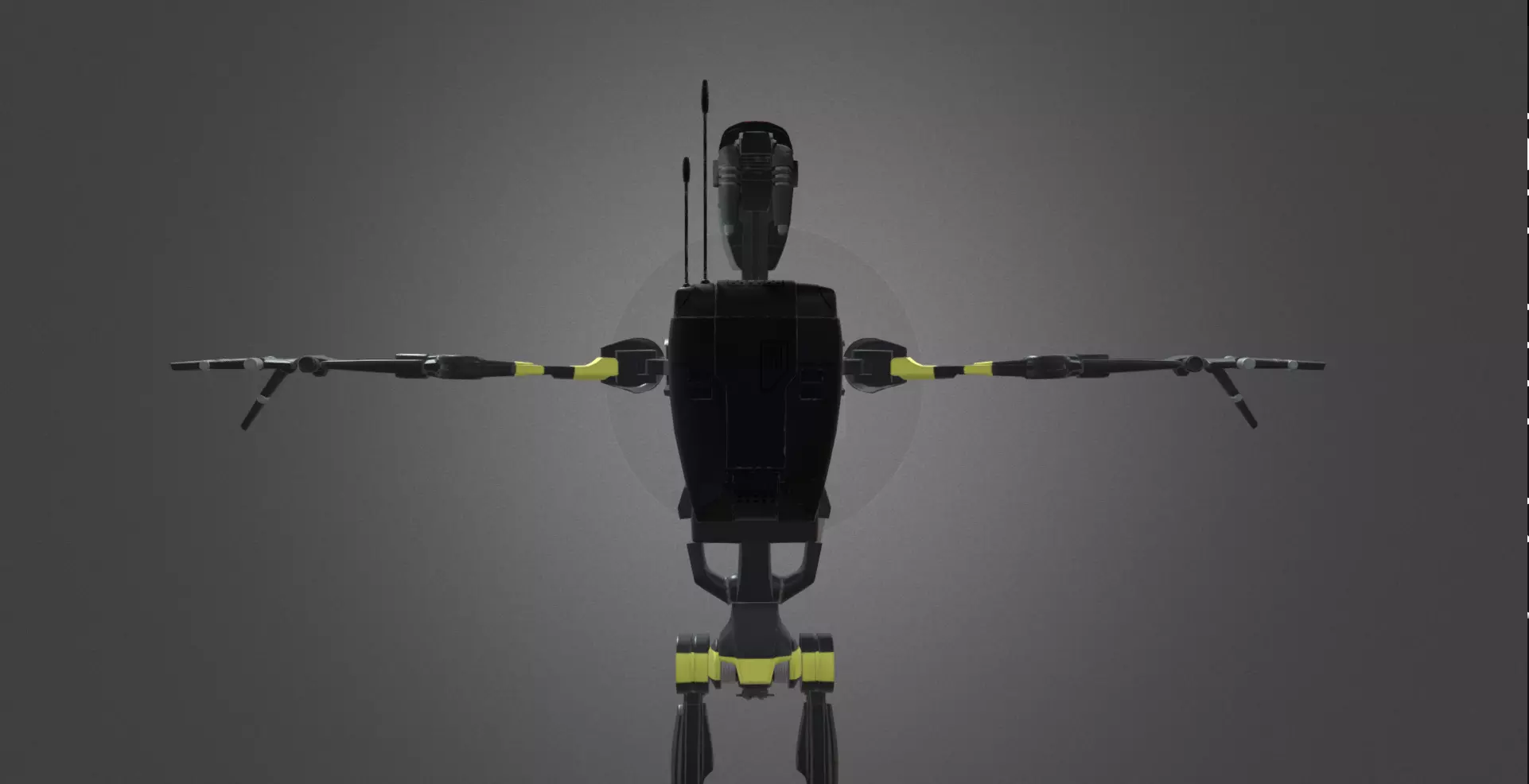 B1 Battle Droid Firefighter 3D model_6