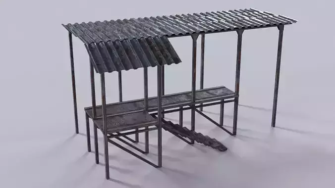 Carnival Old Roller Coaster Stand