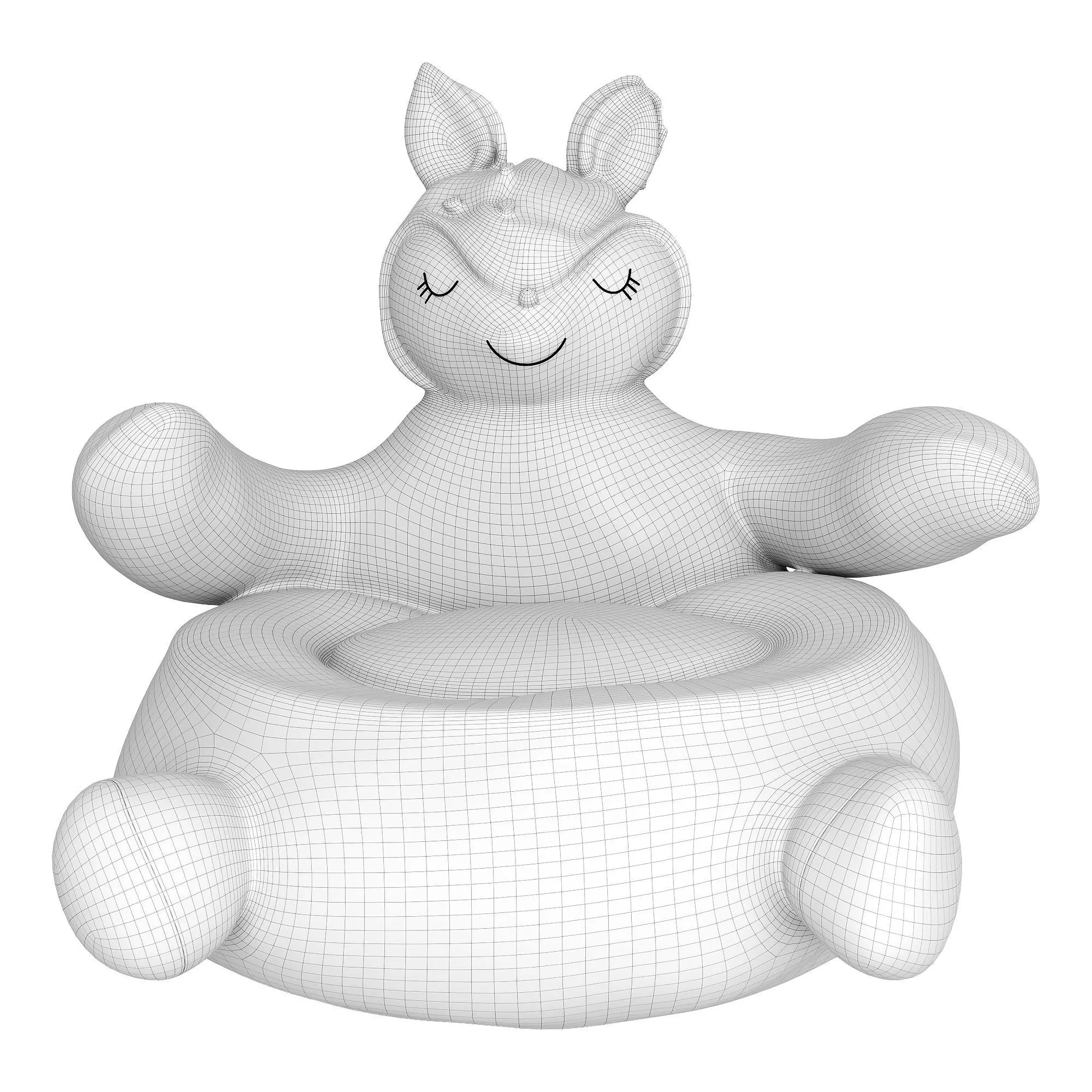 Maisons du Monde Armchair Ava Fawn  3D model_4