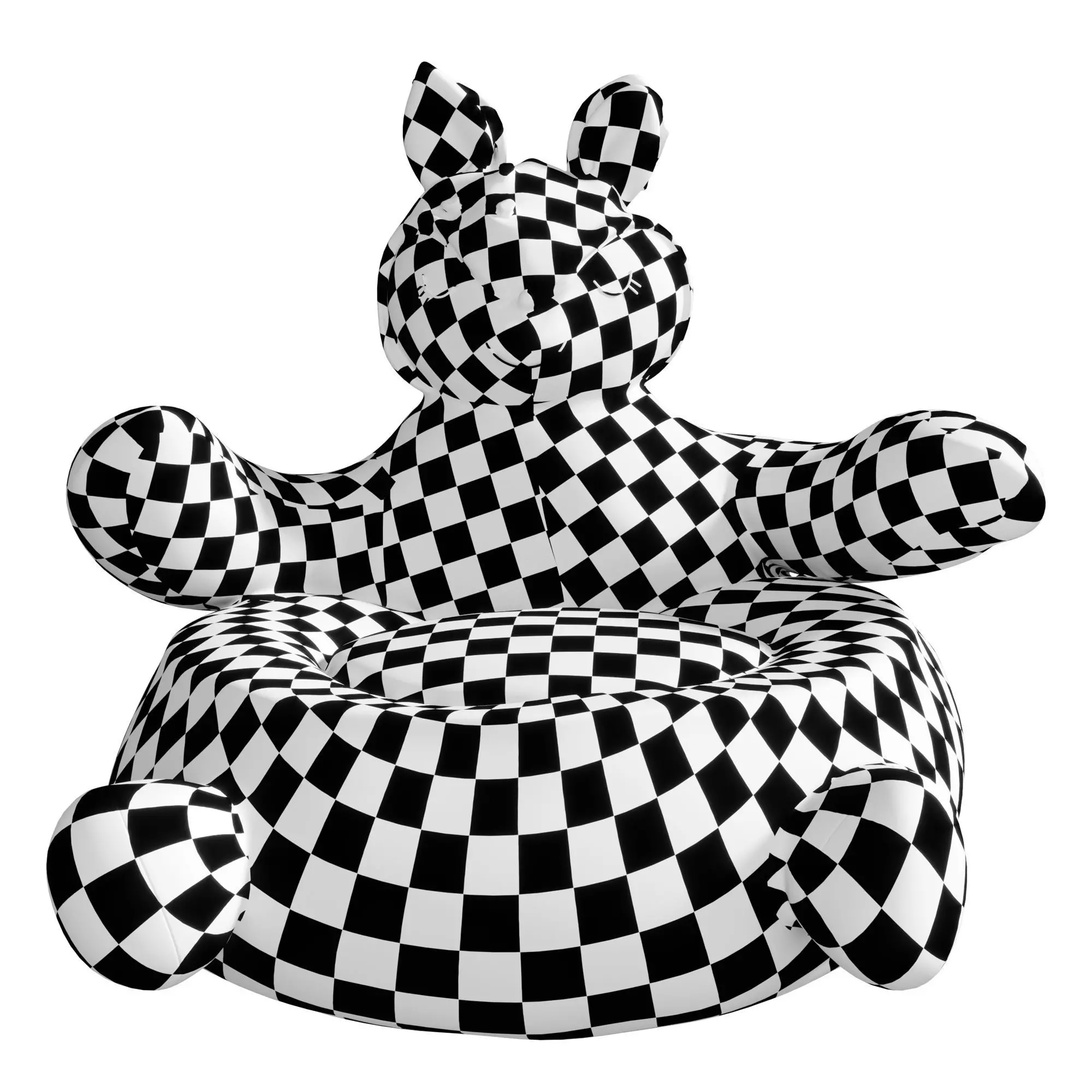 Maisons du Monde Armchair Ava Fawn  3D model_5