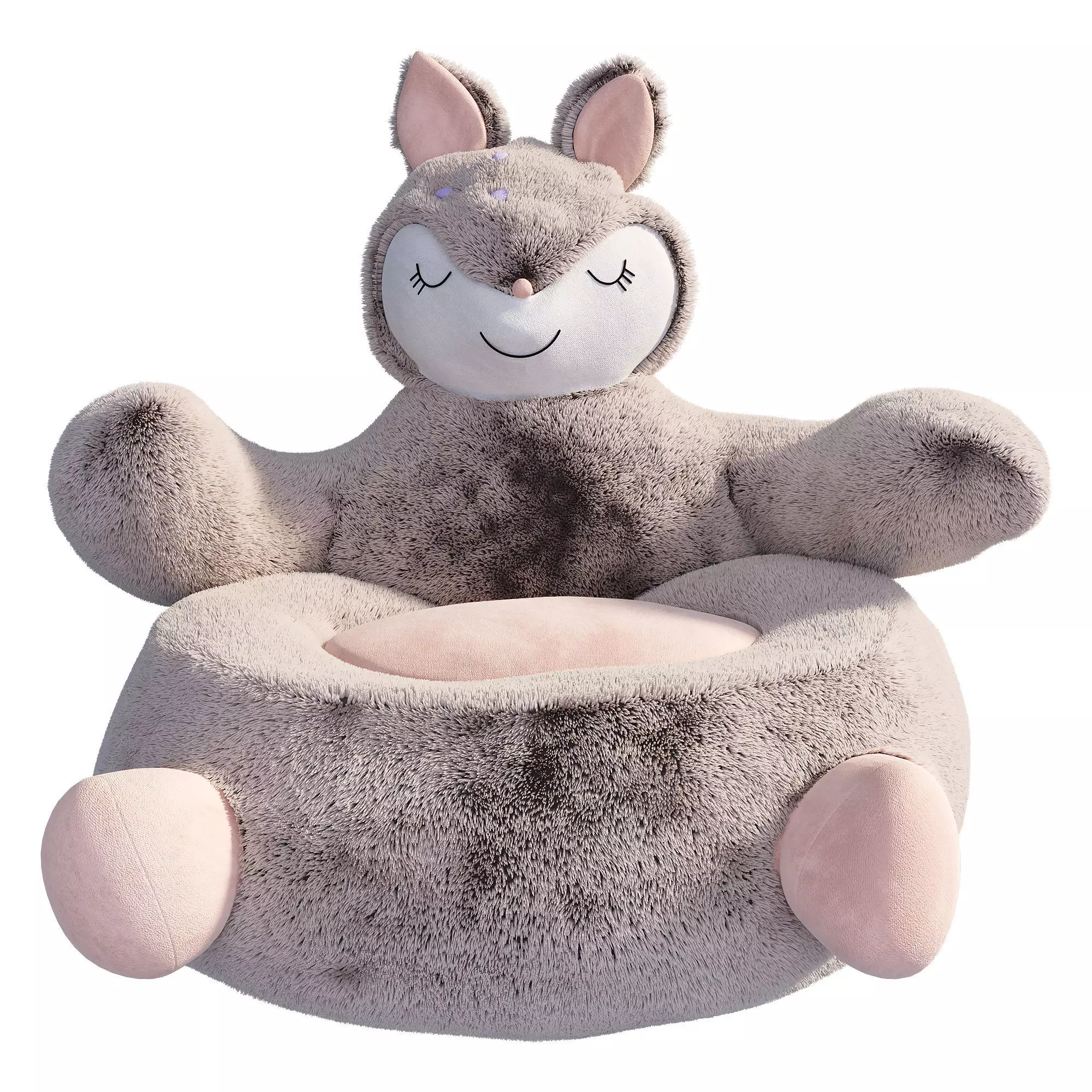 Maisons du Monde Armchair Ava Fawn  3D model_0