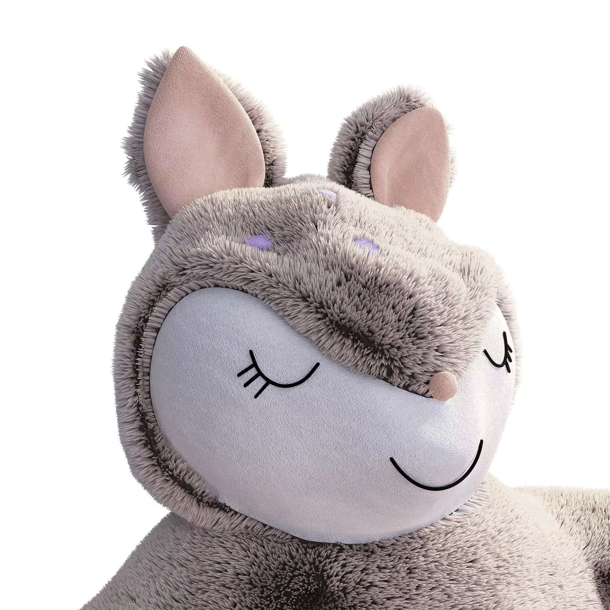 Maisons du Monde Armchair Ava Fawn  3D model_2