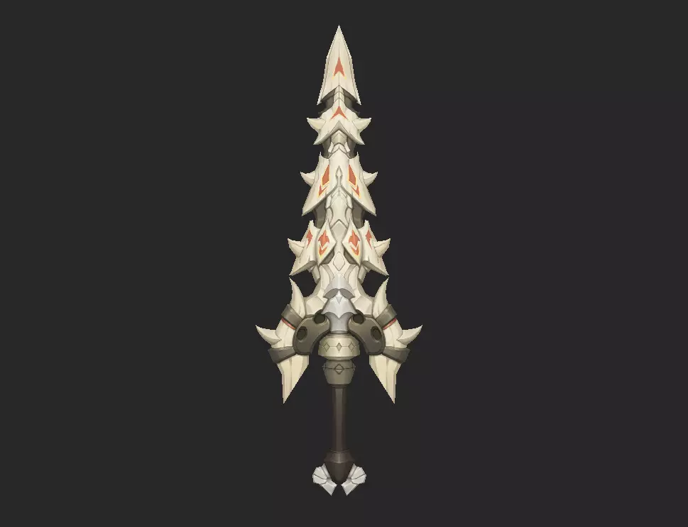 Pack With 30 Fantasy Swords - Part 15 Low-poly 3D model_6