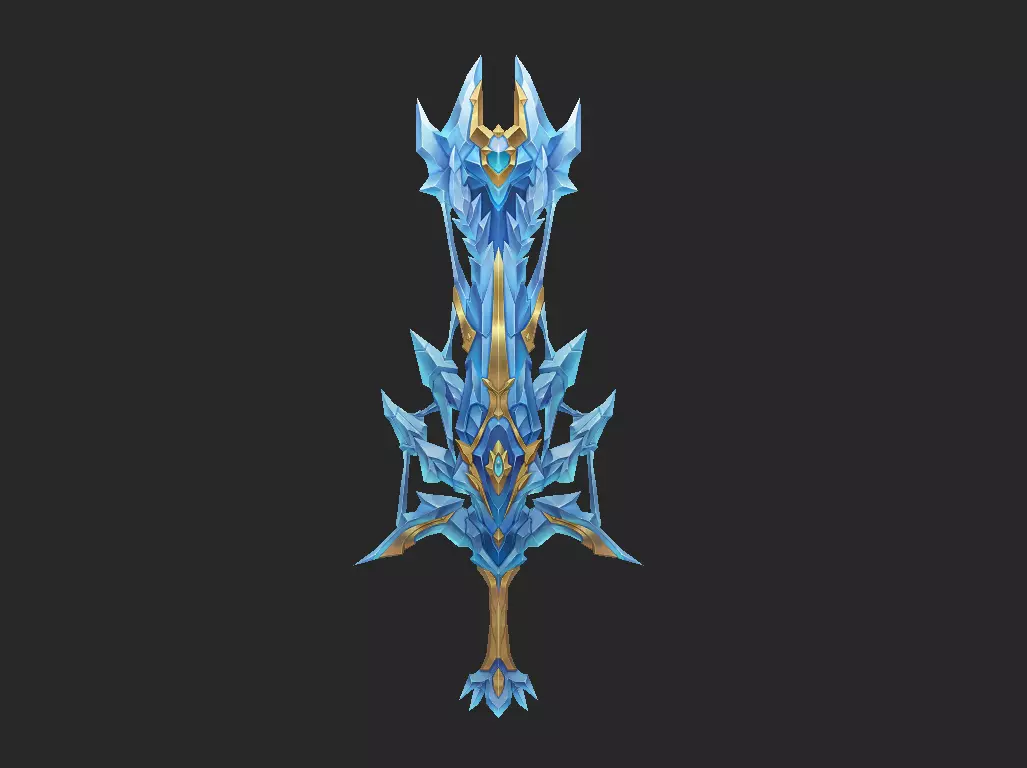 Pack With 30 Fantasy Swords - Part 15 Low-poly 3D model_25