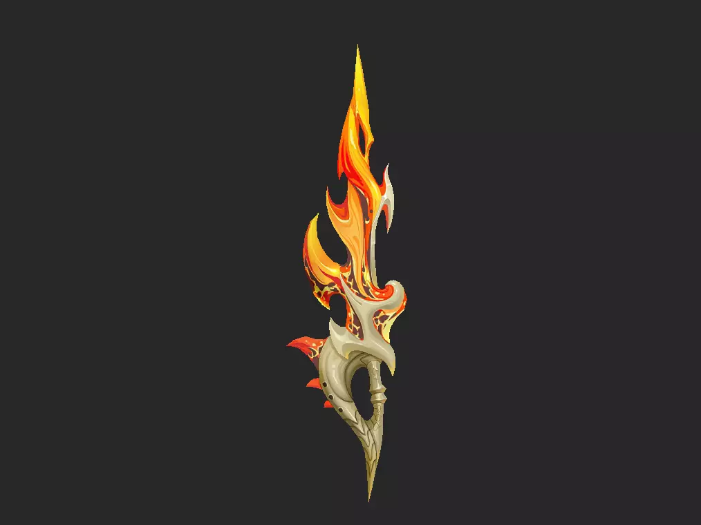 Pack With 30 Fantasy Swords - Part 15 Low-poly 3D model_10