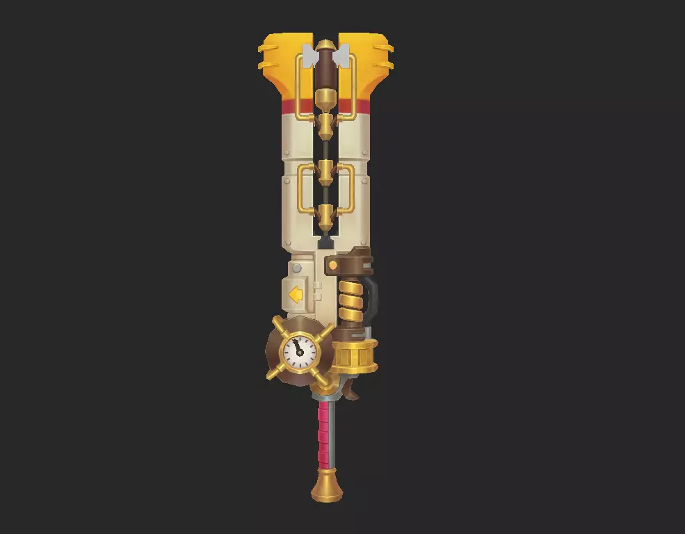 Pack With 30 Fantasy Swords - Part 15 Low-poly 3D model_12
