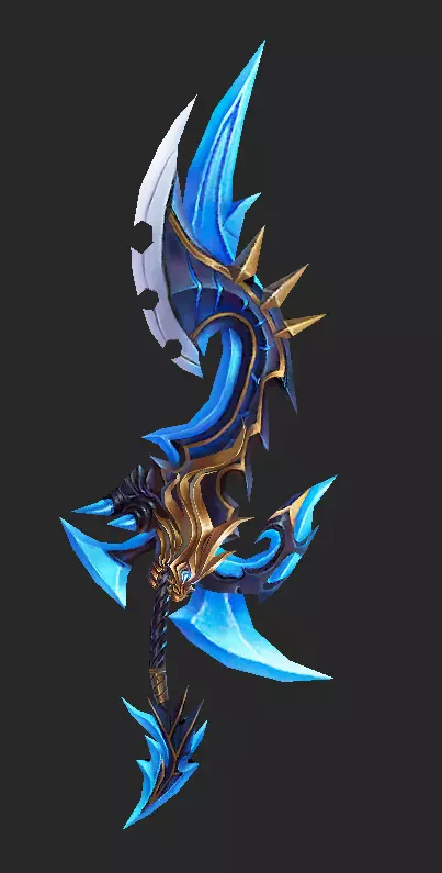 Pack With 30 Fantasy Swords - Part 14 Low-poly 3D model_1