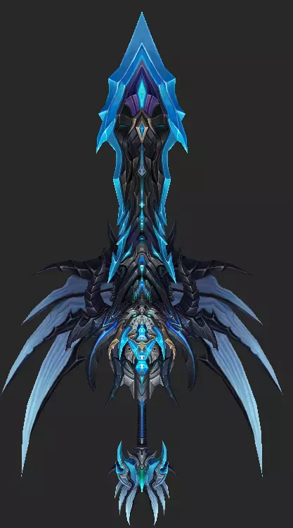 Pack With 30 Fantasy Swords - Part 14 Low-poly 3D model_18