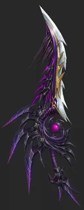 Pack With 30 Fantasy Swords - Part 14 Low-poly 3D model_27