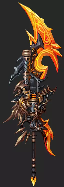 Pack With 30 Fantasy Swords - Part 14 Low-poly 3D model_23