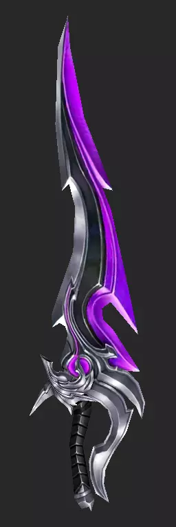 Pack With 30 Fantasy Swords - Part 13 Low-poly 3D model_27