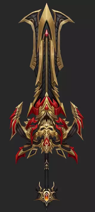 Pack With 30 Fantasy Swords - Part 13 Low-poly 3D model_20