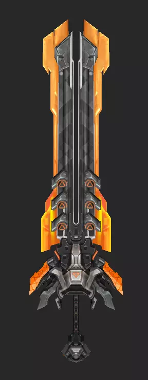 Pack With 30 Fantasy Swords - Part 13 Low-poly 3D model_13