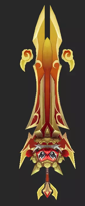 Pack With 30 Fantasy Swords - Part 13 Low-poly 3D model_1