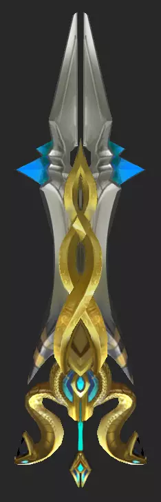 Pack With 30 Fantasy Swords - Part 13 Low-poly 3D model_26