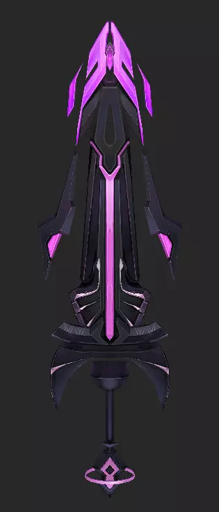 Pack With 30 Fantasy Swords - Part 13 Low-poly 3D model_11