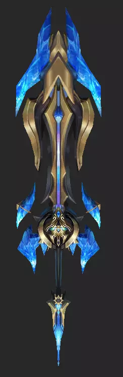 Pack With 30 Fantasy Swords - Part 13 Low-poly 3D model_4