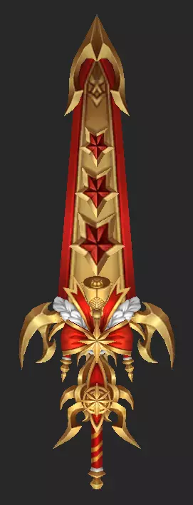 Pack With 30 Fantasy Swords - Part 13 Low-poly 3D model_14