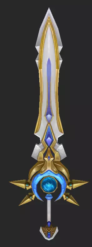 Pack With 30 Fantasy Swords - Part 12 Low-poly 3D model_28