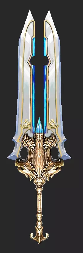 Pack With 30 Fantasy Swords - Part 12 Low-poly 3D model_4