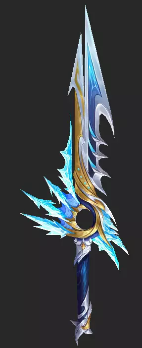 Pack With 30 Fantasy Swords - Part 12 Low-poly 3D model_1