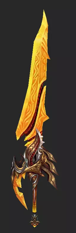 Pack With 30 Fantasy Swords - Part 12 Low-poly 3D model_6