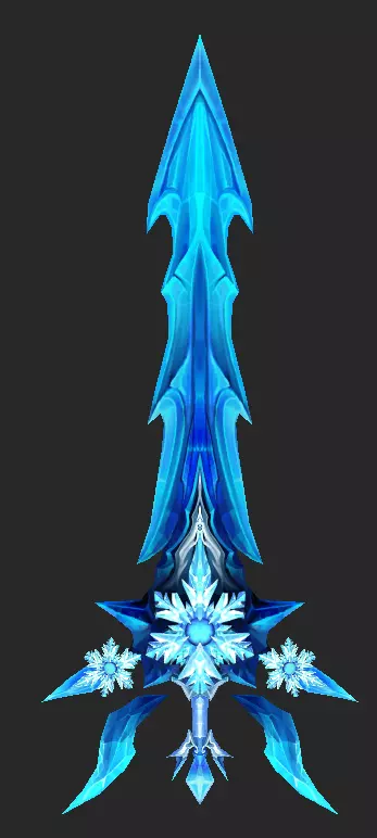 Pack With 30 Fantasy Swords - Part 12 Low-poly 3D model_25