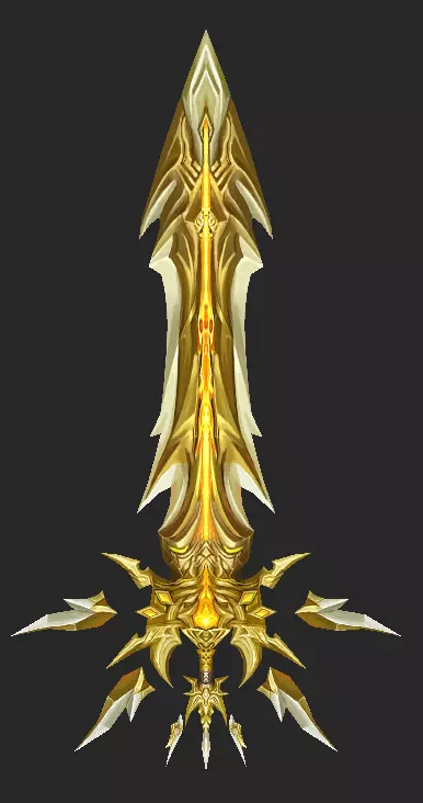 Pack With 30 Fantasy Swords - Part 12 Low-poly 3D model_14