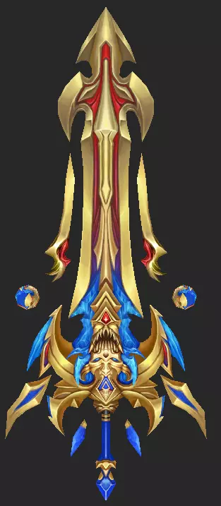 Pack With 30 Fantasy Swords - Part 12 Low-poly 3D model_30