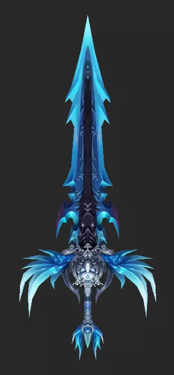 Pack With 30 Fantasy Swords - Part 12 Low-poly 3D model_16