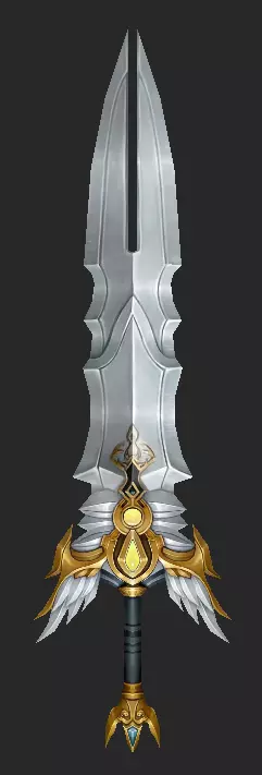 Pack With 30 Fantasy Swords - Part 11 Low-poly 3D model_2