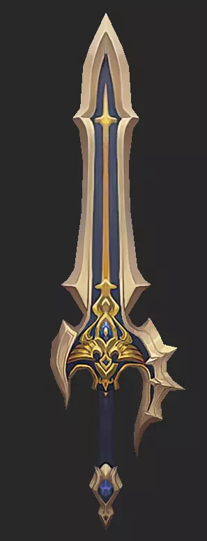 Pack With 30 Fantasy Swords - Part 11 Low-poly 3D model_18