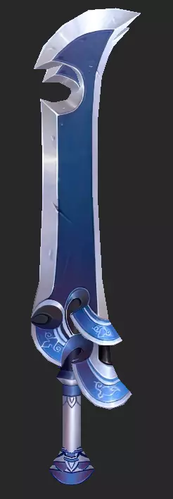 Pack With 30 Fantasy Swords - Part 11 Low-poly 3D model_10