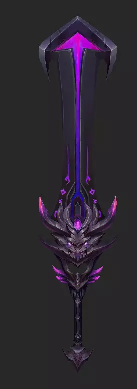 Pack With 30 Fantasy Swords - Part 11 Low-poly 3D model_5