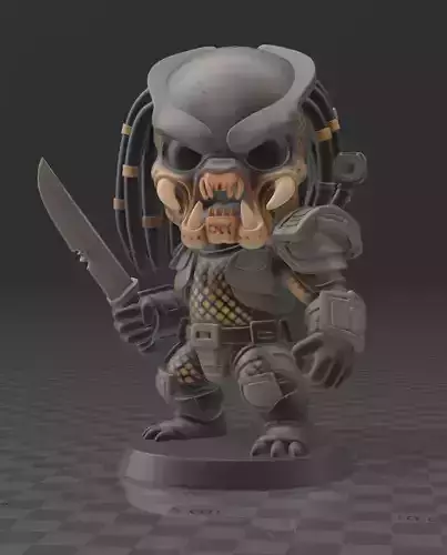 Depredador chibi Alien vs depredador