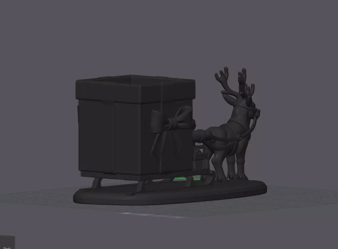 Santa Claus Candy Box 3D print model_7