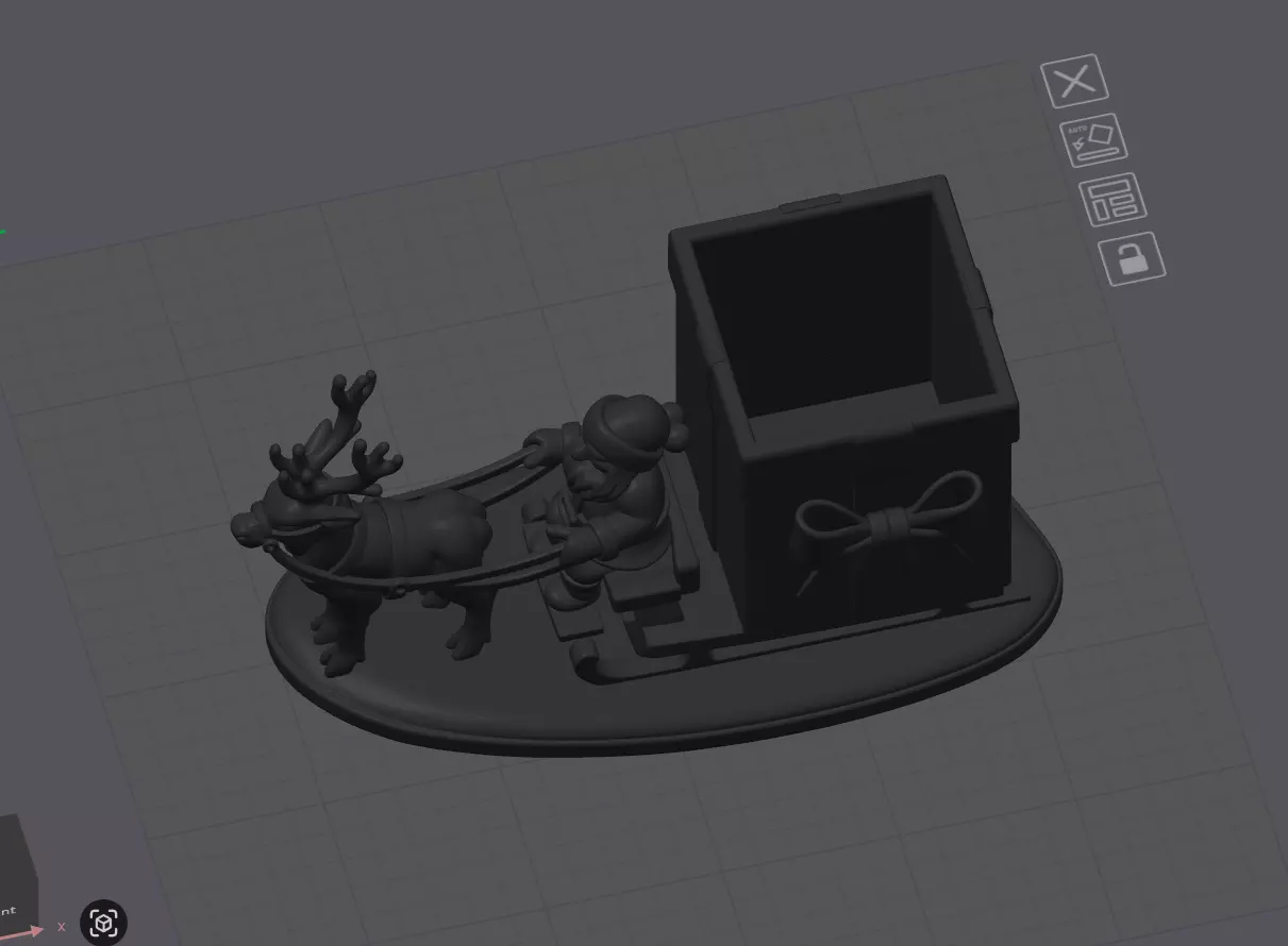 Santa Claus Candy Box 3D print model_5