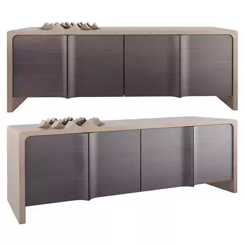 Sculptural Wine Cabinet