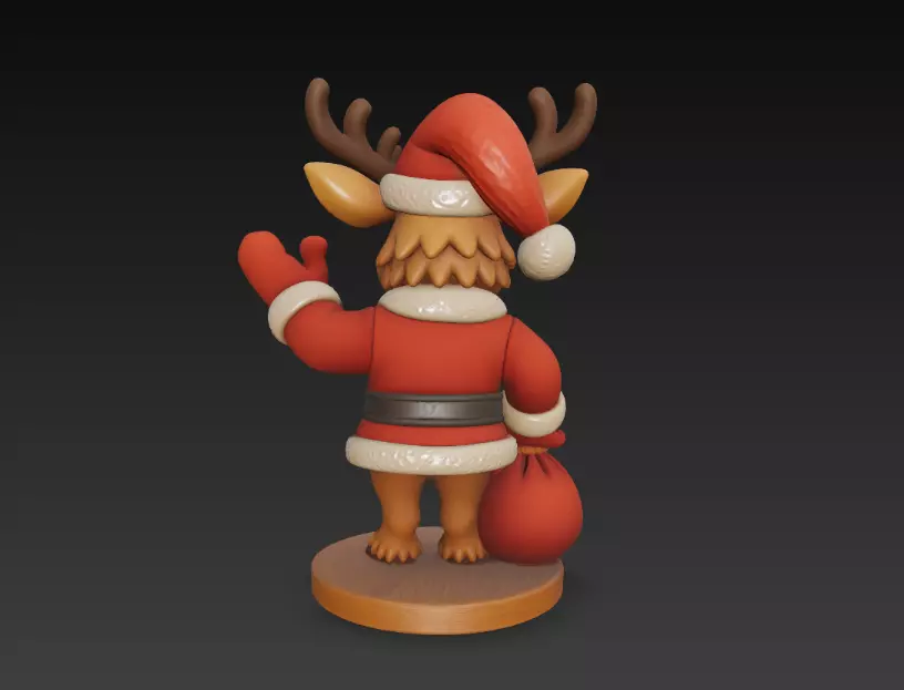 Saint Rein-deer 3D print model_4