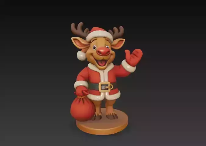 Saint Rein-deer 3D print model