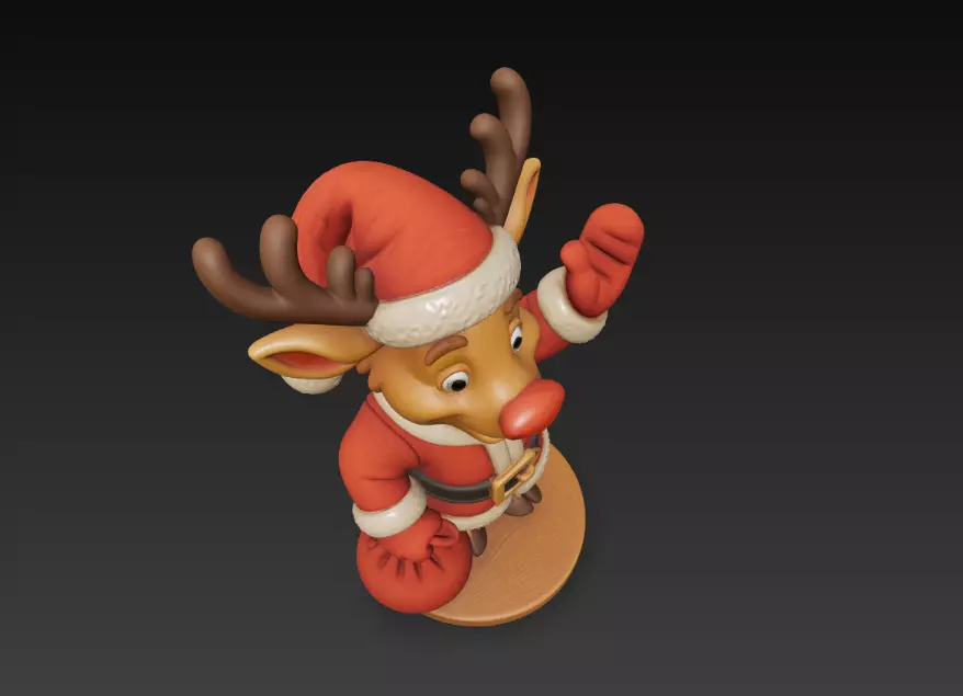 Saint Rein-deer 3D print model_5